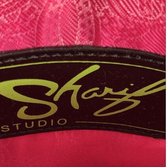 Sharif Blue Animal Print Cross Body Bag 9 x 6 x 4 Calfskin - Picture 2 of 12